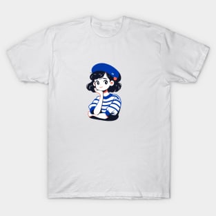 Kawaii girl anime T-Shirt